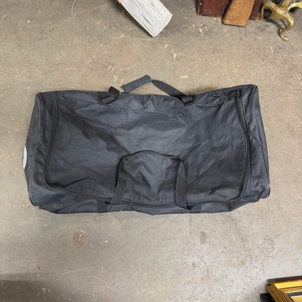 Champro Large Black Nylon Sports Equipment Duffle Bag (31" x 14" x 12")
